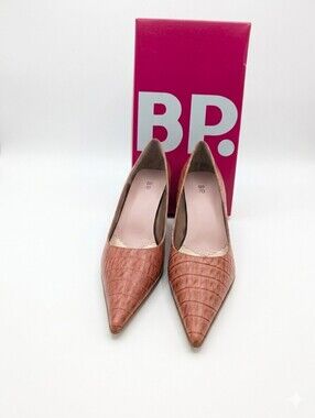 BP‎ Nordstrom Melrose Rose Faux Croc Pointed Toe Heels 9.5M